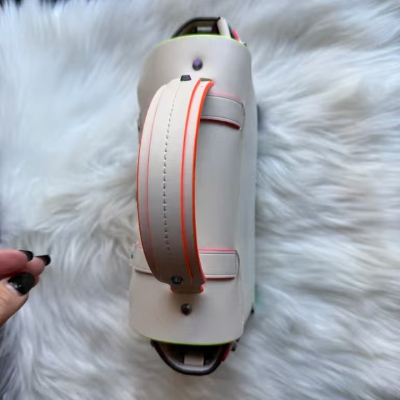 Michael Kors Cream Satchel with Multicolor Accents - Picture 7 of 11